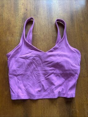 lululemon athletica align Pink Stretch Sports Bralette